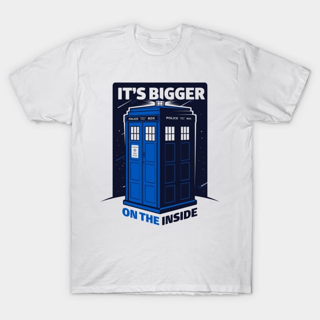 Blue Box T-Shirt by dracoimagem